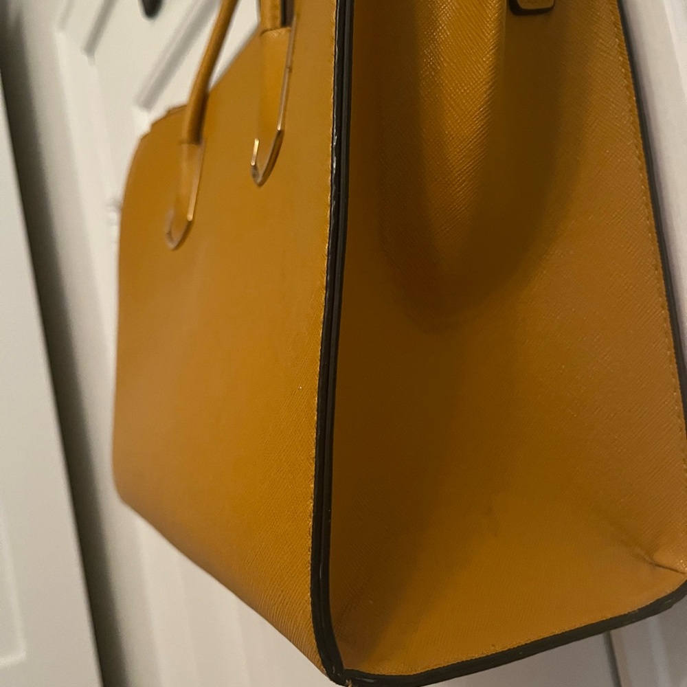 H&M Mustard Yellow Tote Bag